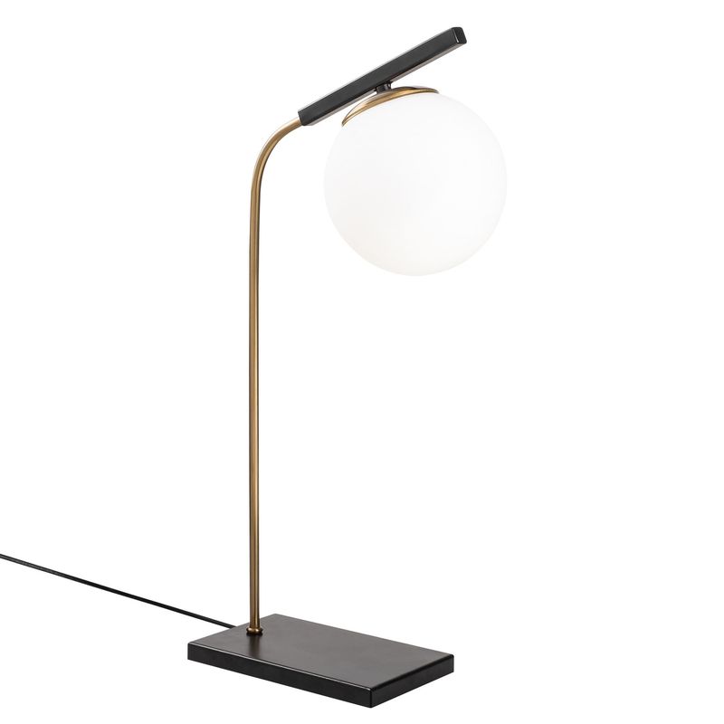 Casa si Gradina - Corpuri si surse de iluminat - Veioze si lampi - Veioze - Veioza, Opviq, metal, auriu negru, 15x26x55 cm - Infinity.ro