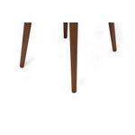 Casa si Gradina - Mobilier - Scaune si fotolii - Scaune - Set scaune, Hanah Home, catifea, negru si nuc, 50x49x90 cm, 2 bucati - Infinity.ro