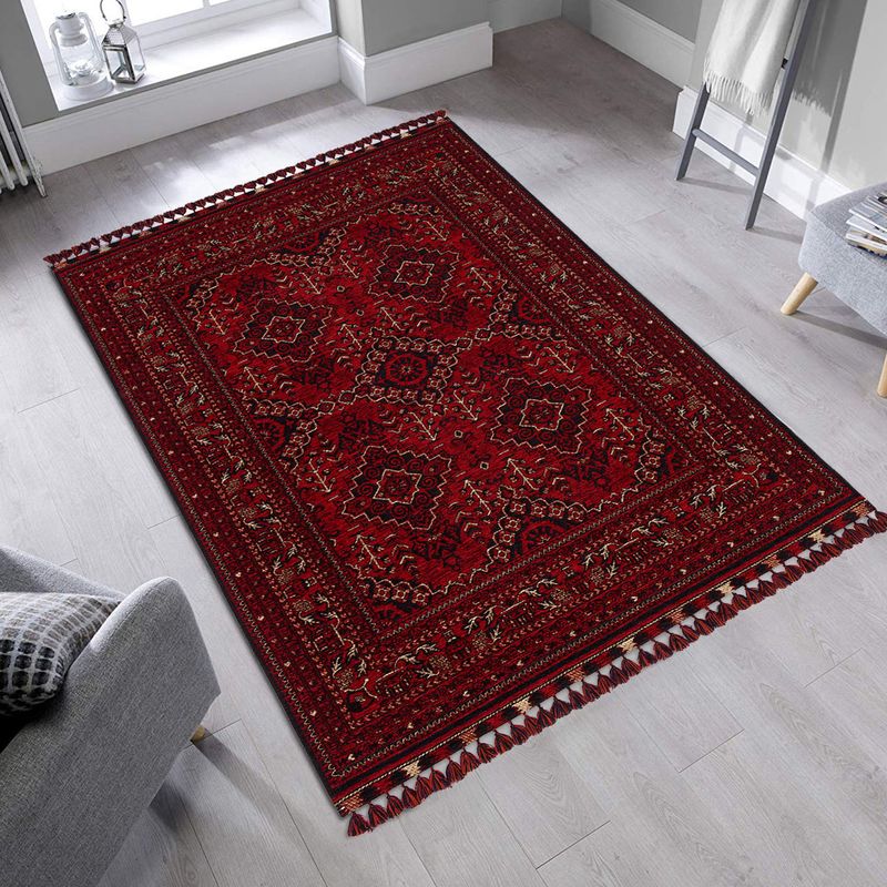 Casa si Gradina - Textile si covoare - Covoare - Covoare casa - Covor, Conceptum Hypnose, rosu, 120x180 cm, chenille acrilic si poliester, antiderapant - Infinity.ro