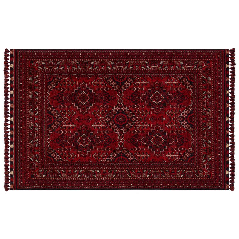 Casa si Gradina - Textile si covoare - Covoare - Covoare casa - Covor, Conceptum Hypnose, rosu, 120x180 cm, chenille acrilic si poliester, antiderapant - Infinity.ro