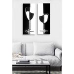 Casa si Gradina - Decoratiuni - Tablouri - Tablou decorativ, Wallxpert, mdf, multicolor, 50x50 cm, set 2 piese, 537MRV5193 - Infinity.ro
