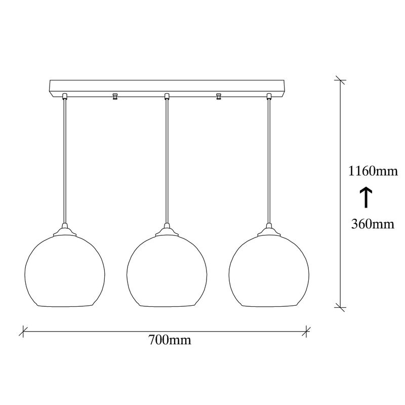 Casa si Gradina - Corpuri si surse de iluminat - Lustre si pendule - Lustra, Opviq, fier, negru miere, 70x20x116 cm - Infinity.ro
