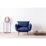 Casa si Gradina - Mobilier - Scaune si fotolii - Fotolii - Fotoliu, Hanah Home, in, albastru marin, 90x95x80 cm - Infinity.ro
