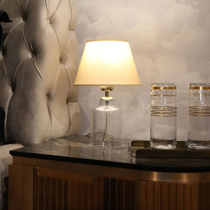 Casa si Gradina - Corpuri si surse de iluminat - Veioze si lampi - Veioze - Veioza, Opviq, pvc, maro deschis, 22x14x30 cm - Infinity.ro