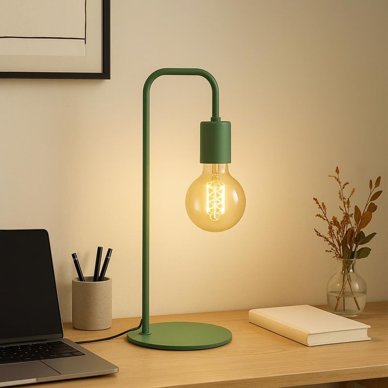 Casa si Gradina - Corpuri si surse de iluminat - Veioze si lampi - Veioze - Veioza, Opviq, metal, mint, inaltime 40 cm - Infinity.ro
