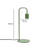 Casa si Gradina - Corpuri si surse de iluminat - Veioze si lampi - Veioze - Veioza, Opviq, metal, mint, inaltime 40 cm - Infinity.ro
