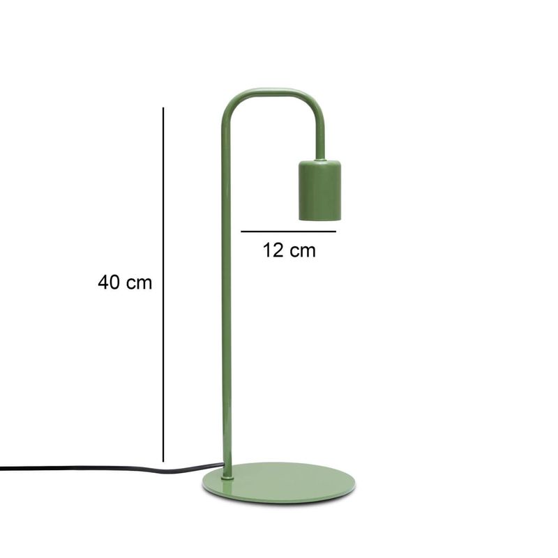 Casa si Gradina - Corpuri si surse de iluminat - Veioze si lampi - Veioze - Veioza, Opviq, metal, mint, inaltime 40 cm - Infinity.ro