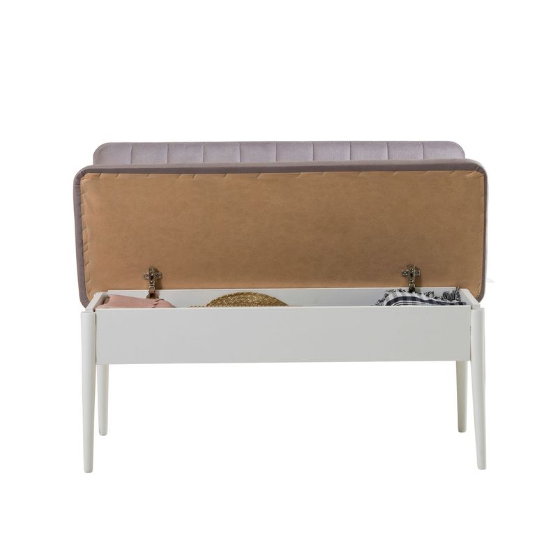 Casa si Gradina - Mobilier - Seturi de mobilier - Seturi mese si scaune - Set masa si scaune extensibile, Hanah Home, pal melaminat, alb soho, masa 130x80x77 cm - Infinity.ro