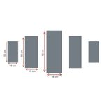 Casa si Gradina - Decoratiuni - Tablouri - Tablou canvas decorativ 5 piese, Wallxpert, piele de caprioara, multicolor, 70x105 cm - Infinity.ro