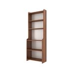 Casa si Gradina - Mobilier - Biblioteci si rafturi - Biblioteci - Biblioteca, Hanah Home, PAL melaminat, nuc, 60x30x180 cm - Infinity.ro