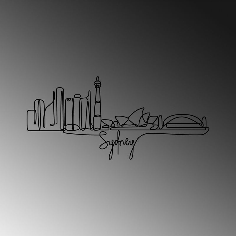 Casa si Gradina - Decoratiuni - Decoratiuni perete - Accesoriu decorativ de perete, Wallxpert, metal, negru, 120x52x1.5 cm - Infinity.ro