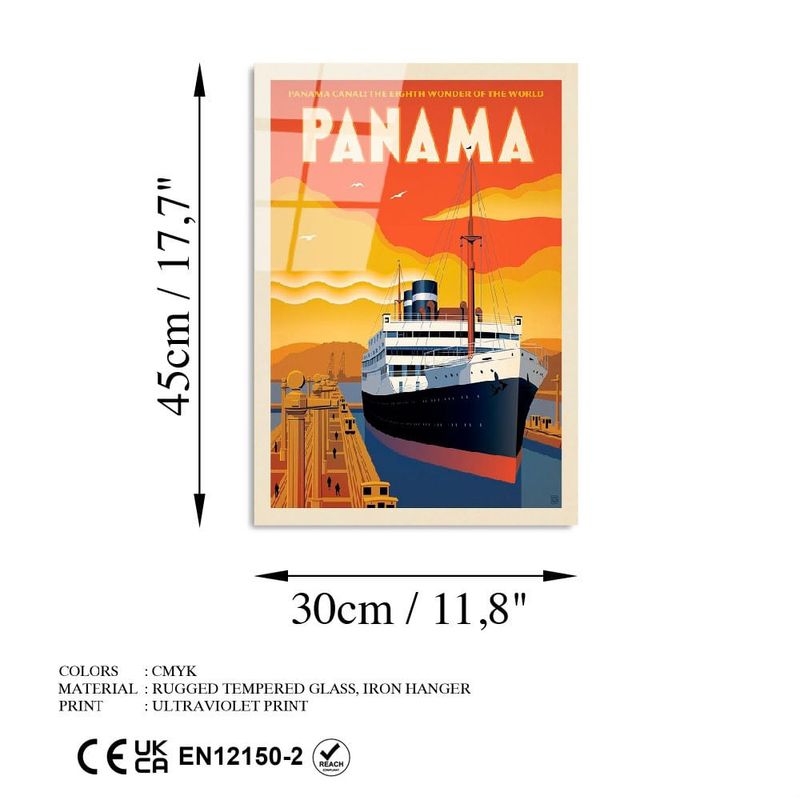 Casa si Gradina - Decoratiuni - Tablouri - Tablou decorativ din sticla securizata, Wallxpert, multicolor, 30x45 cm, 123BZM2489 - Infinity.ro