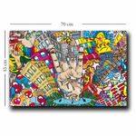 Casa si Gradina - Decoratiuni - Tablouri - Tablou decorativ, Wallxpert, panza, multicolor, 45x70 cm, rama lemn, 649THL1132 - Infinity.ro