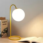 Casa si Gradina - Corpuri si surse de iluminat - Veioze si lampi - Veioze - Veioza, Opviq, metal, galben, 39 cm - Infinity.ro