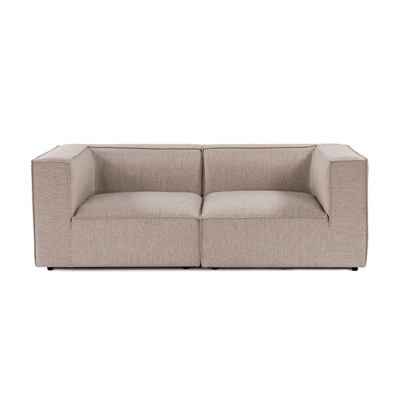 Casa si Gradina - Mobilier - Canapele si coltare - Canapele - Canapea 2 locuri, Atelier Del Sofa, lemn de carpen, stofa in, bej nisip, 190x95x65 cm - Infinity.ro