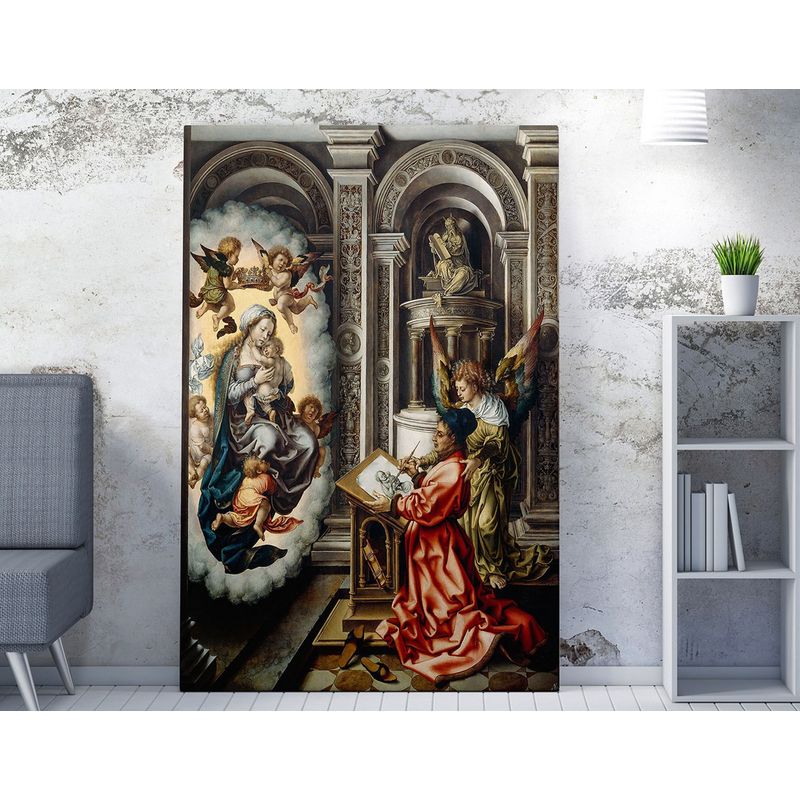 Casa si Gradina - Decoratiuni - Tablouri - Tablou decorativ, Wallxpert, multicolor, 50x70 cm, bumbac si poliester, imprimare digitala, rama lemn, 265VGA1578 - Infinity.ro