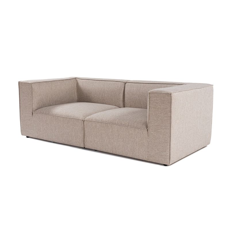 Casa si Gradina - Mobilier - Canapele si coltare - Canapele - Canapea 2 locuri, Atelier Del Sofa, lemn de carpen, stofa in, bej nisip, 190x95x65 cm - Infinity.ro