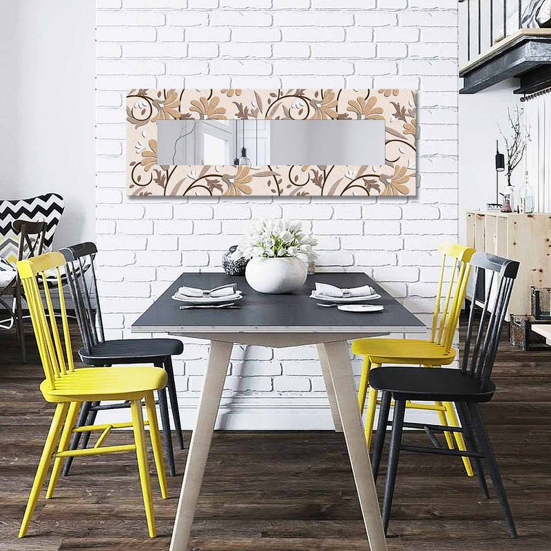 Casa si Gradina - Decoratiuni - Oglinzi - Oglinda decorativa, Wallxpert, panza pe mdf, multicolor, 40x120 cm, 814MVT1131 - Infinity.ro