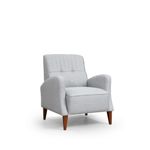 Casa si Gradina - Mobilier - Scaune si fotolii - Fotolii - Fotoliu, Hanah Home, poliester, gri, 76x72x92 cm - Infinity.ro