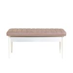 Casa si Gradina - Mobilier - Seturi de mobilier - Seturi mese si scaune - Set masa si scaune extensibile, Hanah Home, pal melaminat, alb piatra, 130x80x77 cm - Infinity.ro