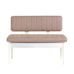 Casa si Gradina - Mobilier - Seturi de mobilier - Seturi mese si scaune - Set masa si scaune extensibile, Hanah Home, pal melaminat, alb piatra, 130x80x77 cm - Infinity.ro
