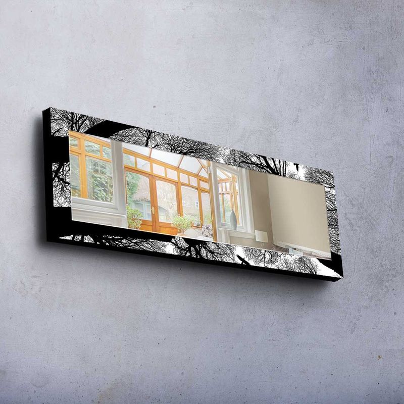 Casa si Gradina - Decoratiuni - Oglinzi - Oglinda decorativa, Wallxpert, lemn de pin, multicolor, 40x120 cm, 755MER1156 - Infinity.ro