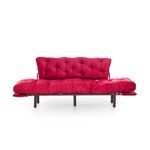 Casa si Gradina - Mobilier - Canapele si coltare - Canapele - Canapea extensibila, Hanah Home, metal, maro, 185x85x70 cm - Infinity.ro