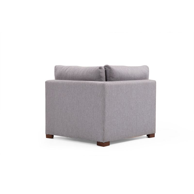 Casa si Gradina - Mobilier - Canapele si coltare - Coltare - Coltar, Atelier Del Sofa, lemn fag si pal, gri deschis, 296x350x190 cm - Infinity.ro