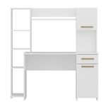 Casa si Gradina - Mobilier - Mese si birouri - Birouri - Birou de studiu, Hanah Home, pal melaminat, alb, 120x60x77 cm - Infinity.ro