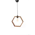 Casa si Gradina - Corpuri si surse de iluminat - Lustre si pendule - Candelabru, Opviq, lemn, maro, 30x26x70 cm - Infinity.ro