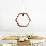 Casa si Gradina - Corpuri si surse de iluminat - Lustre si pendule - Candelabru, Opviq, lemn, maro, 30x26x70 cm - Infinity.ro