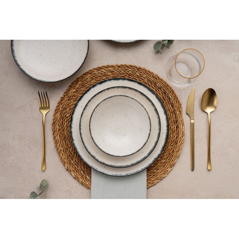 Casa si Gradina - Bucatarie si vesela - Vesela si tacamuri - Servicii de masa - Serviciu de masa 24 piese, Hermia, portelan, multicolor, 387GRP1366 - Infinity.ro