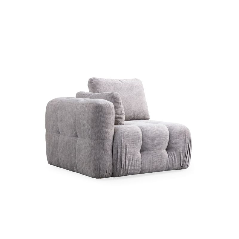 Casa si Gradina - Mobilier - Canapele si coltare - Canapele - Canapea 2 locuri, Atelier Del Sofa, lemn fag si pal, gri deschis, 300x120x65 cm - Infinity.ro