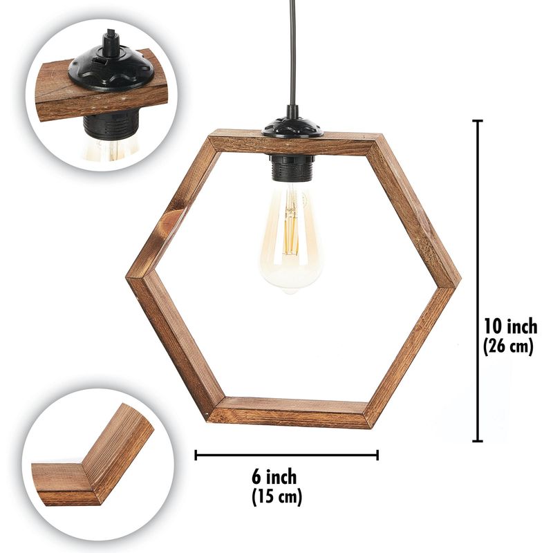Casa si Gradina - Corpuri si surse de iluminat - Lustre si pendule - Candelabru, Opviq, lemn, maro, 30x26x70 cm - Infinity.ro