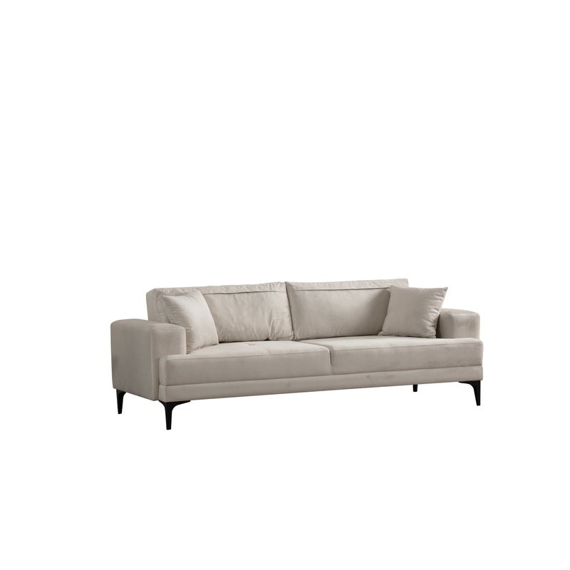 Casa si Gradina - Mobilier - Canapele si coltare - Canapele - Canapea 3 locuri, Atelier Del Sofa, 100% poliester, ecru, 234x100x78 cm - Infinity.ro