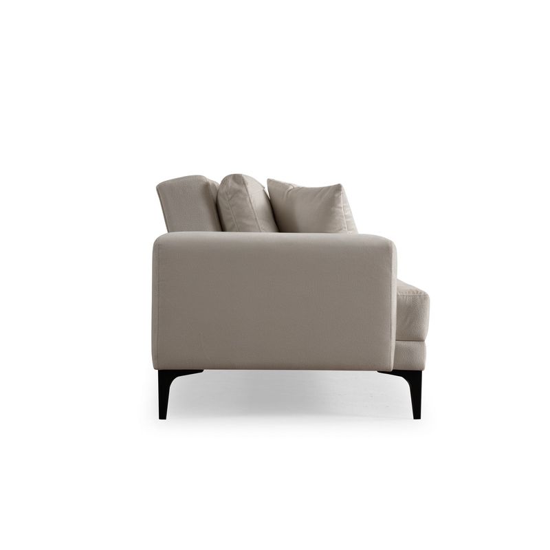 Casa si Gradina - Mobilier - Canapele si coltare - Canapele - Canapea 3 locuri, Atelier Del Sofa, 100% poliester, ecru, 234x100x78 cm - Infinity.ro