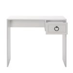 Casa si Gradina - Mobilier - Mese si birouri - Birouri - Birou, Hanah Home, panou aglomerat cu melamina, alb, 90x51x75 cm - Infinity.ro