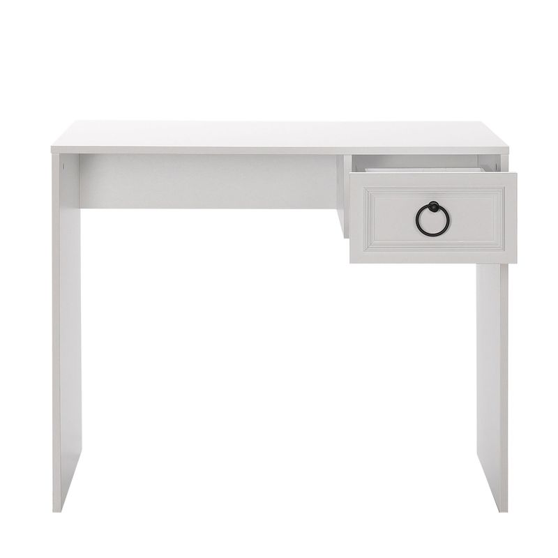 Casa si Gradina - Mobilier - Mese si birouri - Birouri - Birou, Hanah Home, panou aglomerat cu melamina, alb, 90x51x75 cm - Infinity.ro