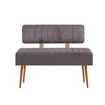 Casa si Gradina - Mobilier - Canapele si coltare - Banchete - Banca, Hanah Home, panou de particule melaminat, pin atlantic si antracit, 110x85x36 cm - Infinity.ro