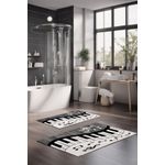 Casa si Gradina - Textile si covoare - Covoare - Covorase baie - Set covorase de baie, L'essentiel Maison, multicolor, 40x60 cm si 60x100 cm, 100% poliester, antiderapant, 323CTW1467 - Infinity.ro