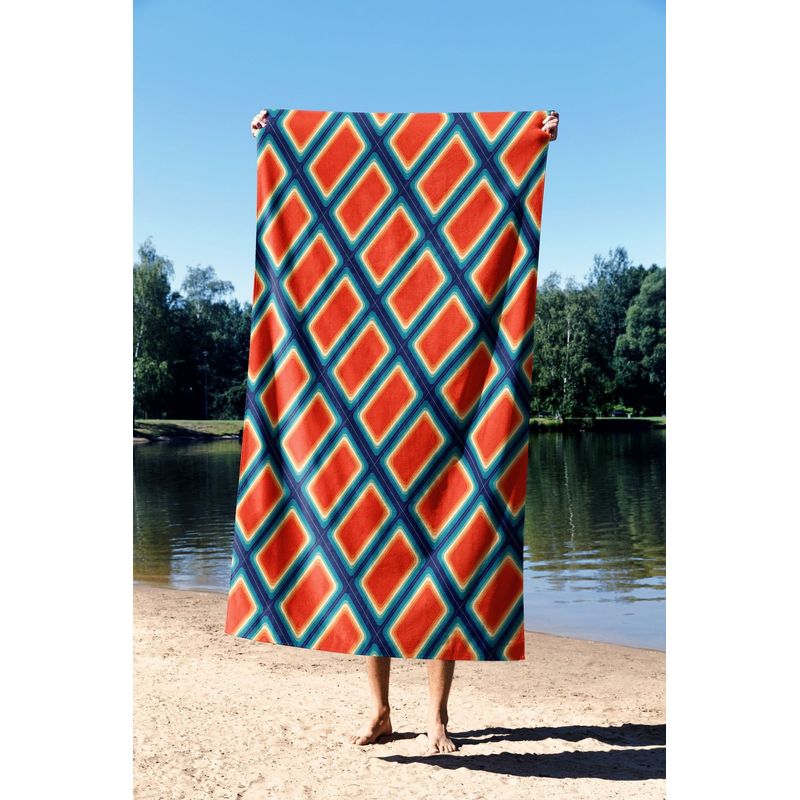 Casa si Gradina - Textile si covoare - Textile baie - Prosoape - Prosop de plaja, L'essentiel Maison, multicolor, 70x130 cm, microfibra, 450AST1136 - Infinity.ro