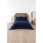 Casa si Gradina - Textile si covoare - Pături și cuverturi - Pături - Patura, L'essentiel Maison, albastru marin, 200x220 cm, 70% bumbac, 30% poliester - Infinity.ro
