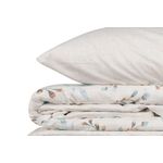 Casa si Gradina - Textile si covoare - Lenjerii de pat - Seturi de lenjerie - Set lenjerie pat single, L'essentiel Maison, menta alb, 160x220 cm, 100% bumbac ranforsat - Infinity.ro