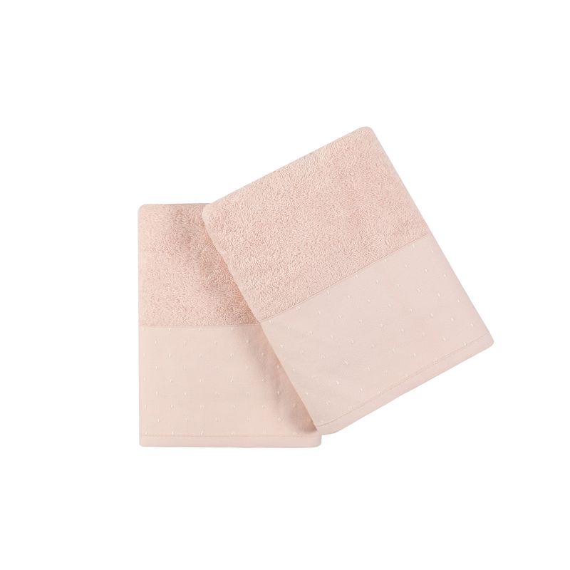 Casa si Gradina - Textile si covoare - Textile baie - Prosoape - Set prosoape de mana, L'essentiel Maison, pudra alb, 50x90 cm, 100% bumbac, 2 bucati - Infinity.ro