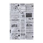 Market - Curatenie si intretinere casa - Produse bucatarie - Pungi si folii alimentare - Hartie ambalare alimente rezistenta la grasimi, alba, print ziar, 40g, 500 coli/pachet, Neste®, 37 x 50 cm - Infinity.ro