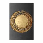 Casa si Gradina - Decoratiuni - Tablouri - Tablou decorativ, Wallxpert, panza, auriu si negru, 45x70 cm - Infinity.ro