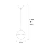 Casa si Gradina - Corpuri si surse de iluminat - Lustre si pendule - Lustra, Opviq, metal, alb vintage, 20x20x117 cm - Infinity.ro