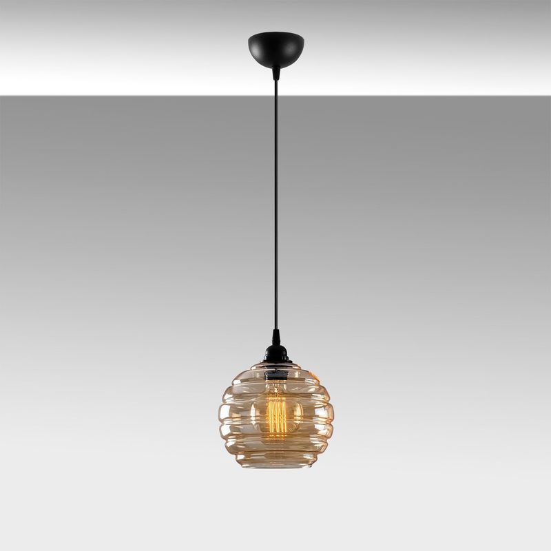 Casa si Gradina - Corpuri si surse de iluminat - Lustre si pendule - Candelabru, Opviq, metal, auriu negru, 20x20x116 cm - Infinity.ro