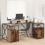 Casa si Gradina - Mobilier - Mese si birouri - Birouri - Birou Stejar fumuriu 182 x 101 x 87.5 cm Lemn compozit - Infinity.ro