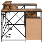 Casa si Gradina - Mobilier - Mese si birouri - Birouri - Birou Stejar fumuriu 182 x 101 x 87.5 cm Lemn compozit - Infinity.ro